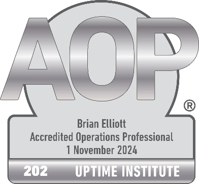Badge de acreditación Uptime Institute AOP